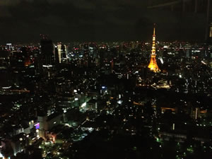 Tokoy Sky View at Night
